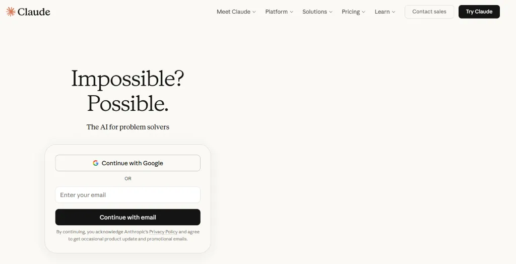 Claude 注册教程:首页 Claude 注册教程:首页